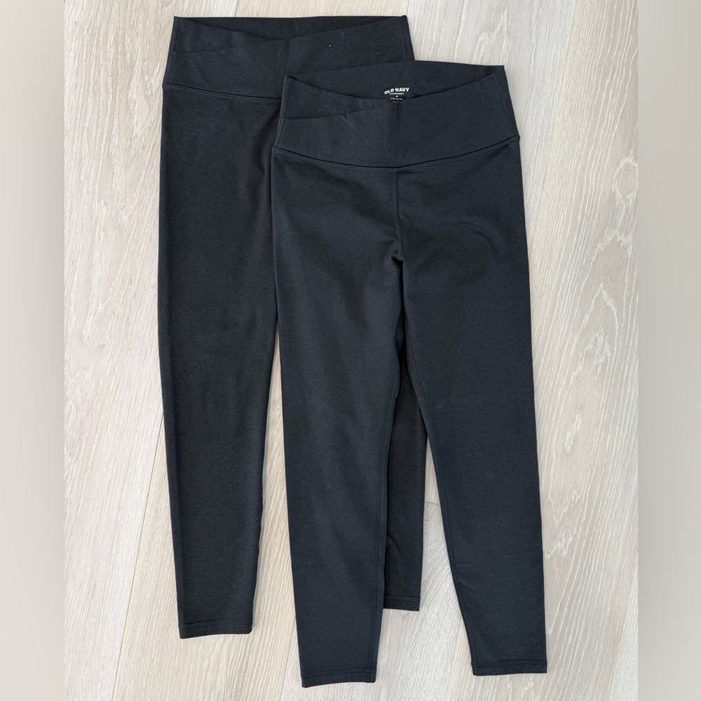 2 pc Bundle Old Navy Classic Black Leggings